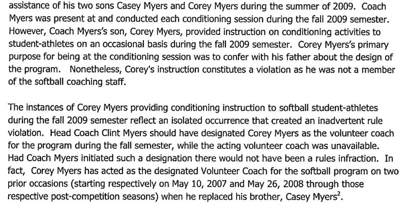 Illustration for article titled Softball Coach's Son, Accused Of Harassing Auburn Players, Violated Rules At Arizona State